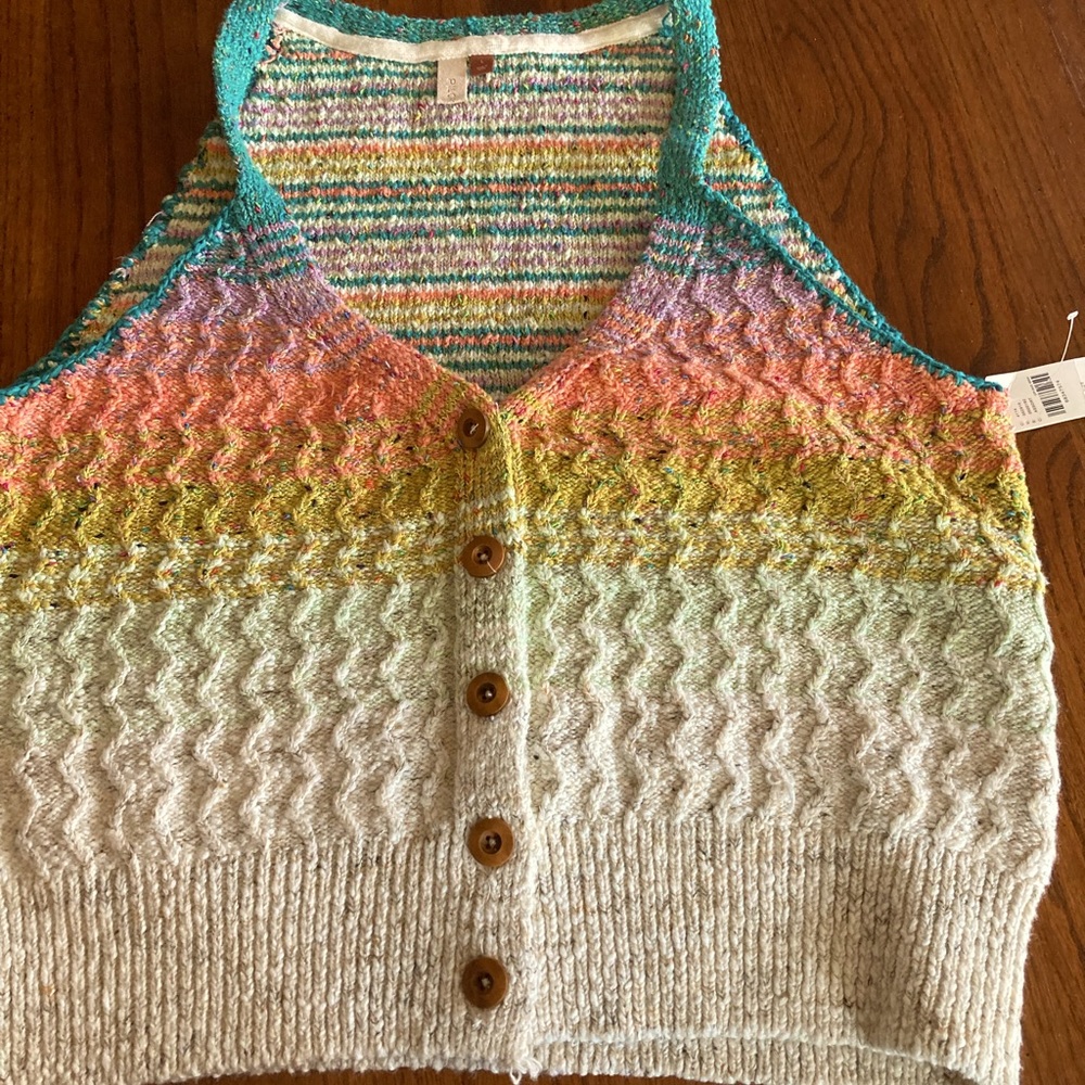 Anthropology Pilcrovest top